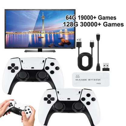M15 Pro Retro Game Console - 4K HD Gaming Player with Over 19,000 Games and Wireless Controller