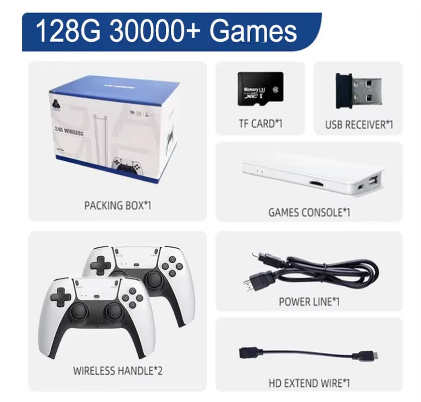 M15 Pro Retro Game Console - 4K HD Gaming Player with Over 19,000 Games and Wireless Controller