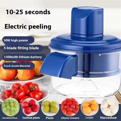 Automatic Electric Grape Peeler and Fruit Preparation Tool for Hands-Free Skin Removal