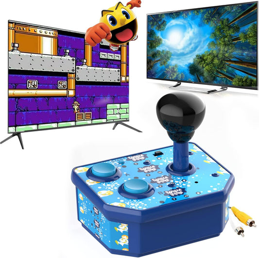 Retro Handheld Games Console ,Classic Mini Arcade Joystick Plug and Play Built-In 180 TV Video Games for Kids, AV Output Plug & Play Childhood Mini Classic Console.