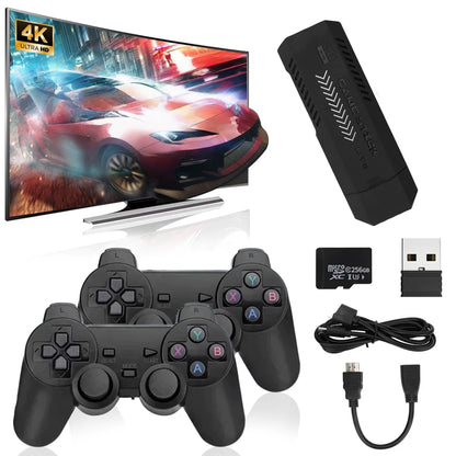 2025 New Retro Game Console, Nostalgia Gaming Stick, Classic Video Games with 4K HD, 20,000+ Games, Upgraded Dual 2.4G Wireless