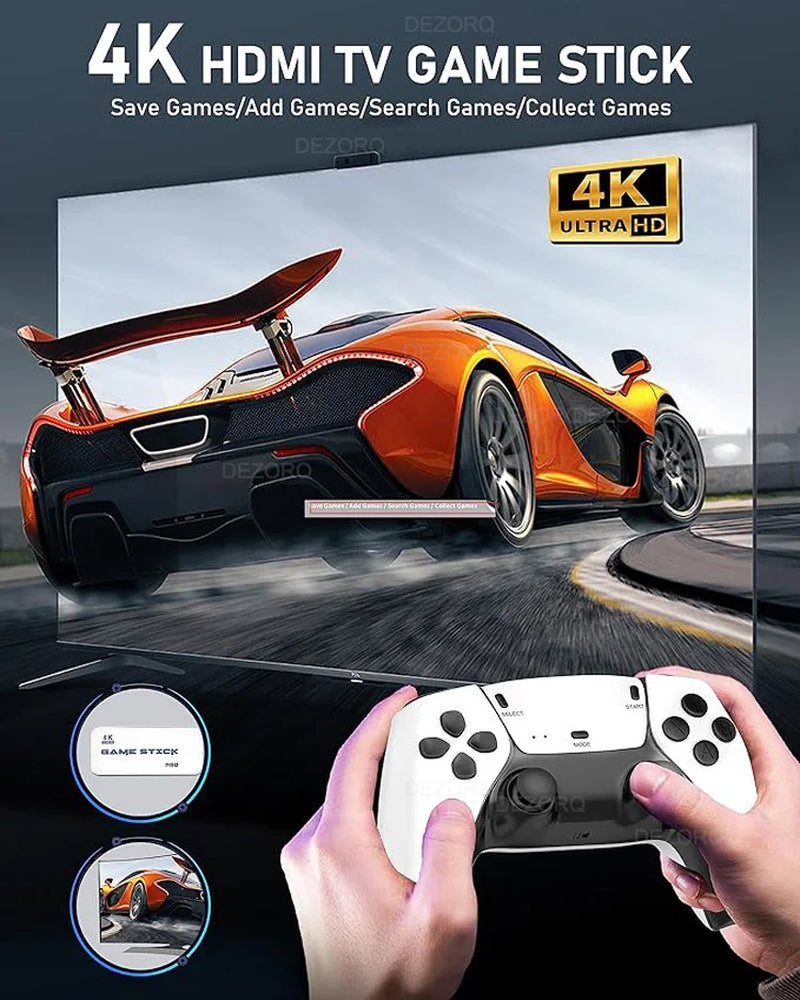 M15 Pro Retro Game Console - 4K HD Gaming Player with Over 19,000 Games and Wireless Controller