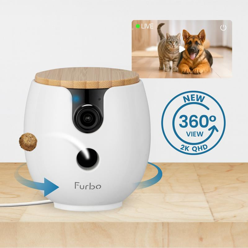 Furbo Mini 360° Pet Camera - The Ultimate Nanny Edition for Your Furry Friends
