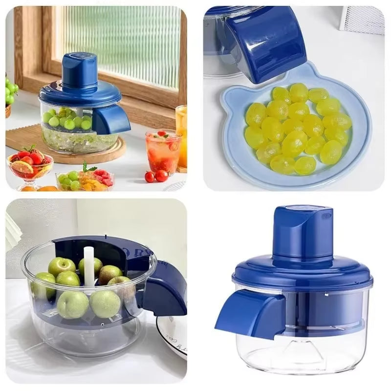 Automatic Electric Grape Peeler and Fruit Preparation Tool for Hands-Free Skin Removal